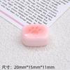 Acessórios de resina DIY Artesanal Pequenos Enfeites Jóias Creme Gel Grampo de cabelo Jóias Desenho animado Gato Garra Bolo Comida Brincar