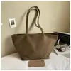 Bolso Grande de Estilo Retro Sencillo para Mujer, Nuevo Estilo Otoño e Invierno, Ambiente Relajado, Adecuado para el Viaje Diario al Trabajo y Compras, Bolso Tote