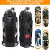 Bolsa de Almacenamiento para Termo de Ciclismo al Aire Libre Accesorios Estilo Militar Bolsa para Termo Bolsa Colgante Set de Termo Bolsa para Mochila Intercomunicador