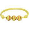 Pulseras Populares Tejidas de Béisbol Transfronterizas, Muñequeras Deportivas de Baloncesto, Fútbol, Rugby, En Stock con Grandes Cantidades y Precios Excelentes