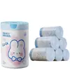 Conejo Corazón Azul Bolsa de Basura con Cordón Lindo Conejo de Dibujos Animados Bolsa de Basura con Cordón Portátil Engrosada Estampada Bolsa de Basura