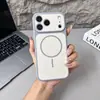 Funda magnética de dos colores para teléfono Apple 18PROMAX, tacto premium, tacto de piel dopamina 17/18, 13
