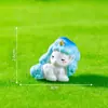 Figura de unicornio arcoíris linda, adorable miniatura, accesorio de decoración DIY para paisajismo de jardines, paisaje en miniatura, adorno pequeño para coche