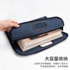 Maletín de Tela Oxford de Fábrica Bolsa para Documentos Documentos Oficiales Almacenamiento de Gran Capacidad Bolsa de Información Reunión de Negocios Bolsa con Cremallera A4B4 Mayoreo