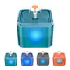 Fonte de Água para Gatos, Fonte Automática de Água para Gatos de 64 oz / 2L, Fonte para Pets com Luz LED e Filtro para Gatos e Cães Pequenos