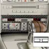 Adecuado para Audi Q7 2007-2015 panel de control de aire acondicionado fibra de carbono decoración de modificación de interior de coche accesorios