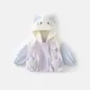 Abrigo para Niña Otoño 2026 Nuevo Estilo Abrigo Infantil Tres Formas de Usar Ropa Suave de Otoño Ropa para Bebé Niña Estilo Otoño/Invierno Conjunto de Dos Piezas
