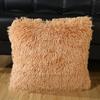 Terciopelo de Mar Color Sólido Doble Cara Cubierta para el Hogar Cojín para Sofá Cojín Funda para Cojín Almohada de Felpa