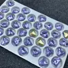 Especial de Arte para Uñas Diamante de Cristal con Forma Especial Corazón Torcido Diamante Diamante de Colores AB Blanco de Colores Diamante Estéreo Grande Colorido Joyería de Uñas Fantasía