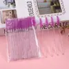 Peine para Pestañas de Color Sólido Pincel de Maquillaje Portátil Cepillo para Cejas Extensiones de Pestañas Cepillo Pequeño para Pestañas Venta al por Mayor Transfronteriza