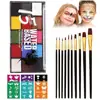 Producto de gran venta transfronteriza: Set de Pintura Facial de 42 Colores para Halloween y Pascua, Pintura Facial Infantil
