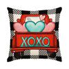 Fronha de Dia dos Namorados Amazon Comércio Exterior Cross-border Imitação de Linho Dia dos Namorados Decoração de Casamento Capa de Almofada Amor Fronha