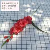 Nova Orquídea Espada Artificial Transfronteiriça com 9 Cabeças de Flor para Exibição na Sala de Estar, Flores Artificiais Bonitas Estilo Europeu, Venda Quente Dropshipping da Temu