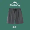 Pantalones cortos casuales de verano para hombre, marca de moda, populares, sueltos, casuales, de moda, pantalones de abrigo, pantalones recortados versátiles de estilo coreano.