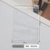 Bolsas de PVC transparente de alta definición con cremallera en stock para almacenamiento de joyas, bolsas autosellables de plástico esmerilado