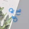 Llavero de Cadena de Langosta Transparente de Plástico Colorido DIY Casero Cadena para Mascarilla Hebilla Decorativa para Ropa, Bolsas, Juguetes