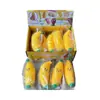 Brinquedo de Apertar Banana Emoji Venda Quente Transfronteiriça, Blocos de Construção de Farinha Realistas, Brinquedo para Alívio do Estresse, Presente de Fábrica no Atacado