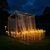 Lâmpada de Espiga de Trigo Solar para Exterior Lâmpada de Chão de Espiga de Arroz Flor Artificial Onda de Trigo Mar Água Prova Lâmpada de Paisagem Decoração Popular Estilo Camping