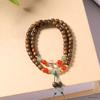 Pulseira de sândalo verde natural DIY0.6 contas antigas pulseira multicírculo para homens e mulheres novo estilo chinês contas de rosário para brincar atacado de fábrica