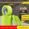 Pintura de parede exterior verde de fábrica tinta de pedra real linha de grade de alta fita adesiva de papel de mascaramento imitação de tijolo split trunking adesivo de parede