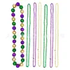 Collar de Carnaval Mardi Gras Festival de Nueva Orleans Collar de Fiesta Collar de Cuentas de Plástico para Fiesta