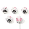 Aleación Hada Fresas Ramo Gato Kt Cuentas de Mano Pulsera DIY Hecha a Mano Collar Accesorios de Joyería Paquete de Materiales