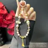 Novo Pingente de Dança do Leão de Liga Estilo Chinês para Boa Sorte e Prosperidade, Corrente de Celular Festiva de Ano Novo com Pingentes de Cristal, Pérola e Cuia