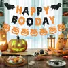 Banner de decoración para fiesta de Halloween, banner de Feliz Halloween, banner de terror al por mayor de papel