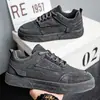 Zapatos de hombre de talla grande transfronterizos de Europa y Estados Unidos 39-48 yardas primavera y otoño explosiones temu zapatos de moda 2025 nuevos zapatos deportivos de ocio