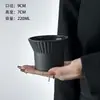 Taza de Café Colgante de Moda con Alto Valor Estético, Taza de Latte Negra Brillante Antiescaldante, Vaso de Vidrio para Agua Americano Helado de Hogar, Vaso para Bebidas Frías