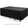 Funda de Sofá Cuadrada Externa de Tela Oxford 210D Cubierta para Mesa y Silla de Jardín de Patio (Solo se vende la cubierta)