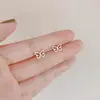 Aretes de mariposa huecos elegantes simples estilo coreano ins no es necesario quitarlos ni levantar las orejas al dormir aretes de mariposa retro franceses románticos