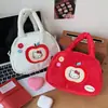 Linda Bolsa Cruzada de Gato Manzana para Mujer, Bolsa de Almacenamiento Portátil de Gran Capacidad de Alto Valor, Práctica Bolsa para Teléfono Móvil para Salir