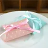 Caja de Dulces Creativa DIY Caja de Almohada de Puntos Caja de Dulces Azul Caja de Dulces de Puntos Ondulados Caja de Dulces Bao Yee Venta al por Mayor