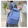 Nova Mochila de Inverno para Ir para a Aula, Mochila Escolar Simples de Cor Sólida para Estudantes, Mochila de Viagem Versátil para Uso Externo de Grande Capacidade