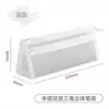 Estuche de malla para estudiantes, especializado para exámenes, bolsa de lápices para niños, caja de papelería para secundaria y preparatoria, tridimensional de gran capacidad, venta al por mayor de fábrica