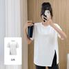 Ropa de Yoga Deportiva de Primavera para Mujer, Camiseta Holgada de Manga Corta para Pilates, Fitness, Correr, Transpirable, para Exterior