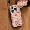 Funda de Teléfono Floral Ins de Comercio Exterior 16Pro Modelo Nuevo Funda Mate de PC Adecuada para Iphone17Pro Película Dos en Uno