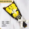 Festival Qingming Flor Artificial Lápida Flor Falsa Ofrenda Flor de Seda Crisantemo Falso Ramo de Ofrenda Flor de Plástico Barrido de Tumbas Flor de Mano