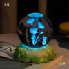 Ramo Bola de Cristal Luminosa Tulipán Luz de Noche Adorno Regalo para Cumpleaños de Niñas Regalo para Mejores Amigas Regalo para el Festival Qixi para Novia