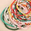 Pulsera de Cuentas de Arroz Coloridas Hecha a Mano, Pulsera de Cuentas Coreana Dulce y Elegante para Estudiantes, Versátil y Única Estilo Bosque
