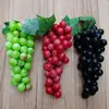 Uvas Simuladas de Goma Blanda, Uvas Simuladas de Alta Calidad, Racimos Pequeños, Racimos Grandes, Decoración del Hogar, Decoración de Centro Comercial, Exhibición de Gabinete
