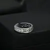 Anillo Abierto de Zirconia con Chapado en Oro Real Personalidad para Mujer Anillo de Dedo Redondo Geométrico de Gama Alta Estilo Exquisito Fresco Anillo para Dedo Índice