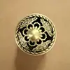 Quemador de Incienso Imperial de Latón con Tres Patas, Cabeza de Animal y Diseño de Anillo, Quemador de Incienso Hueco Tallado con Dragón y Fénix, Adorno Feng Shui para Oficina en Casa