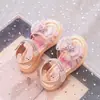 Sandalias para Niñas 2025 Verano Nuevas Zapatos de Princesa Dulces con Lazo Antideslizantes para Niños Zapatos de Cristal para Bebé Niña Nuevos