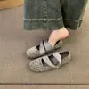 Sapatilhas Mary Jane planas estilo francês para mulheres, novo modelo outono 2026, absolutamente lindas, perfeitas para combinar com saias, sapatos de festa, mocassins