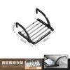 Estante para Secar Ropa Seleccionado Cuidadosamente Sin Taladro, Reja Antirrobo para Ventana Estante para Secar Zapatos, Estante Plegable Retráctil para Colgar en el Lado de la Ventana del Balcón