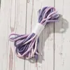 Corda de Algodão Torcida com Núcleo em Gradiente Colorido, Corda Torcida com Núcleo em Gradiente 3mm, Corda de Algodão Torcida com Núcleo em Gradiente Colorido para Tecelagem Macramê 5m