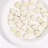 Ins cuentas de corazón repujado de colores con orificio recto de doble cara electrochapadas accesorios de materiales para pulsera collar joyería cuentas sueltas
