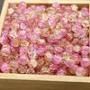 Cuentas de Explosión Agrietada Hielo Floral de 8 mm Cuentas Sueltas Pulsera Antigua Collar Pasador Accesorios DIY Cuentas Agrietadas de Explosión de Vidrio